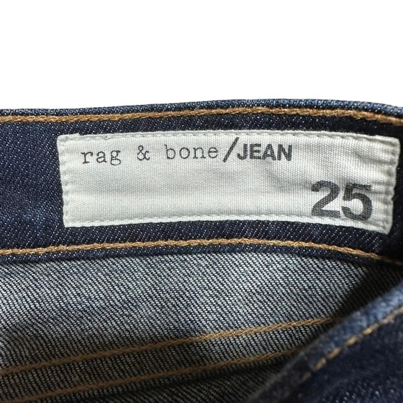 Rag& Bone Dre Skinny Raw Hem Jean.  Sz: 25 - Picture 8 of 12